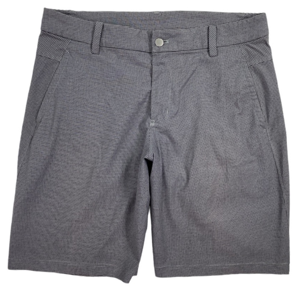 Lululemon Shorts casual every day checkered men’s large grey street wear